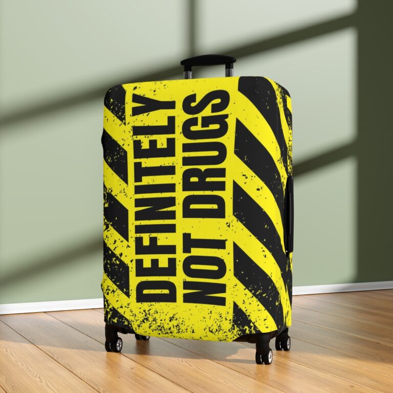 Definitely Not Drugs Luggage Cover Subtle Taxation Is Theft