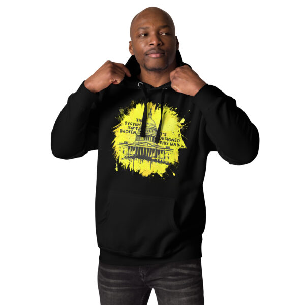 Taxation Is Theft – The System Isn’t Broken Hoodie - Image 6