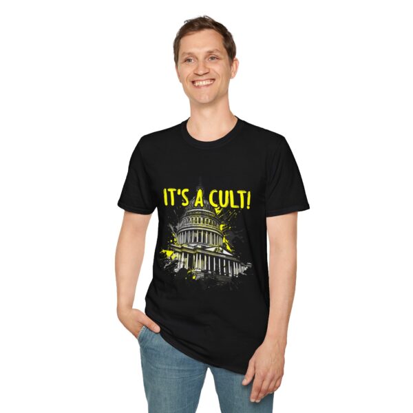 It's A Cult! Tee - Soft Black - Image 3
