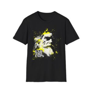 "End the USPS" Lysander Spooner Tee – Rebel Mail Edition - Soft Black