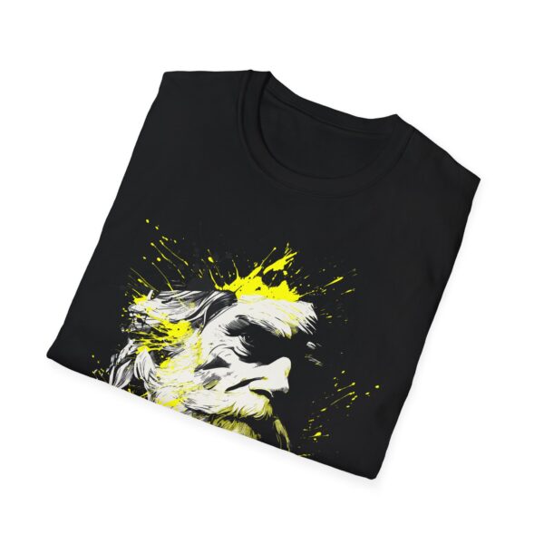 "End the USPS" Lysander Spooner Tee – Rebel Mail Edition - Soft Black - Image 2