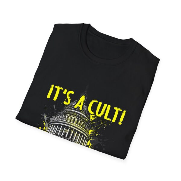 It's A Cult! Tee - Soft Black - Image 2
