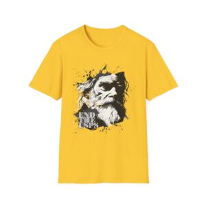 "End the USPS" Lysander Spooner Tee – Rebel Mail Edition - Soft Gold