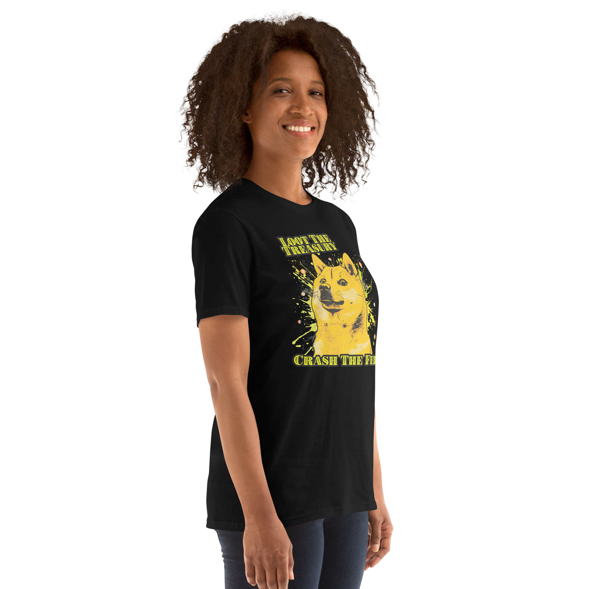 Loot the Treasury, Crash the Fed Shirt – Meme-Driven Mayhem - Soft - Image 2