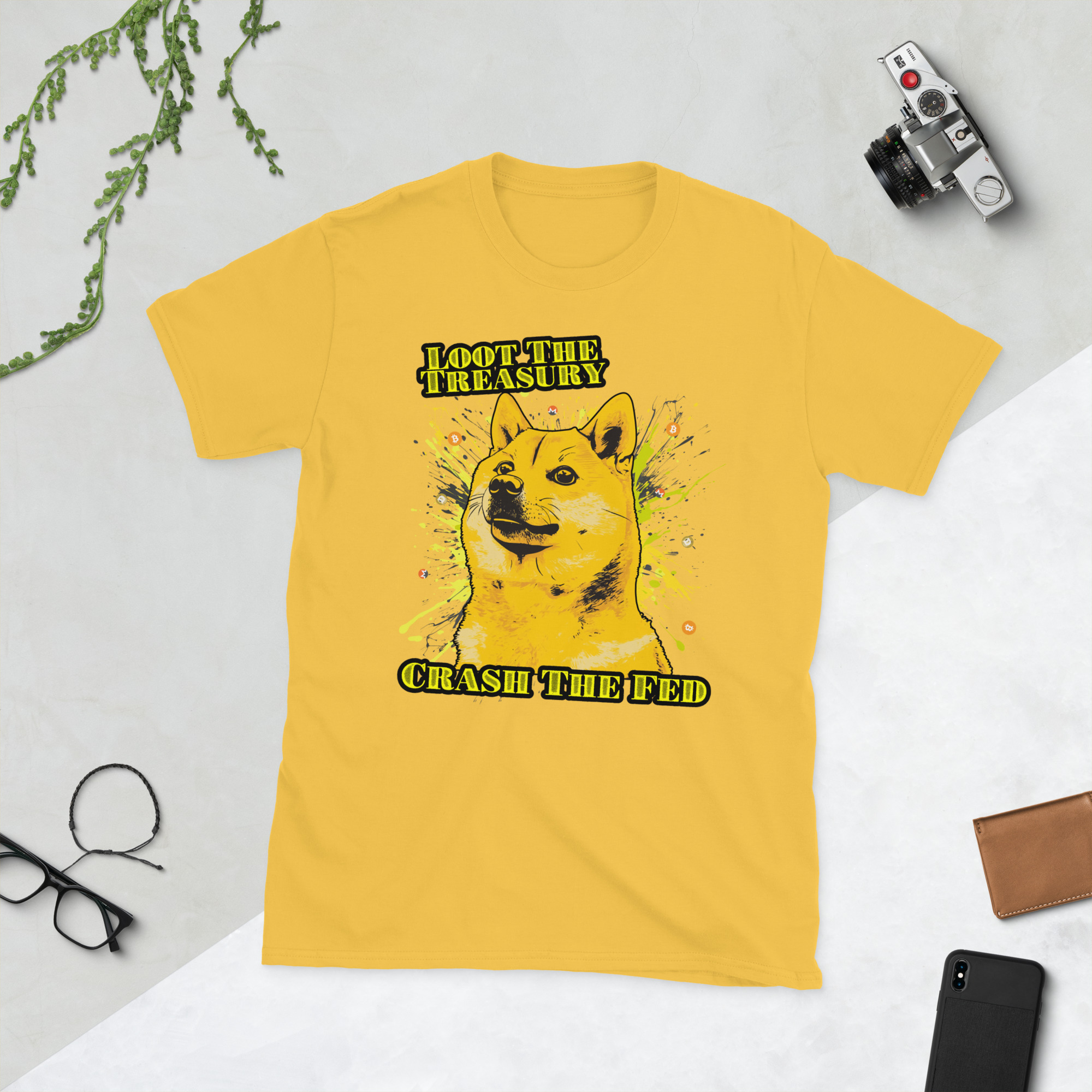 Loot the Treasury, Crash the Fed Shirt – Meme-Driven Mayhem - Soft - Image 14