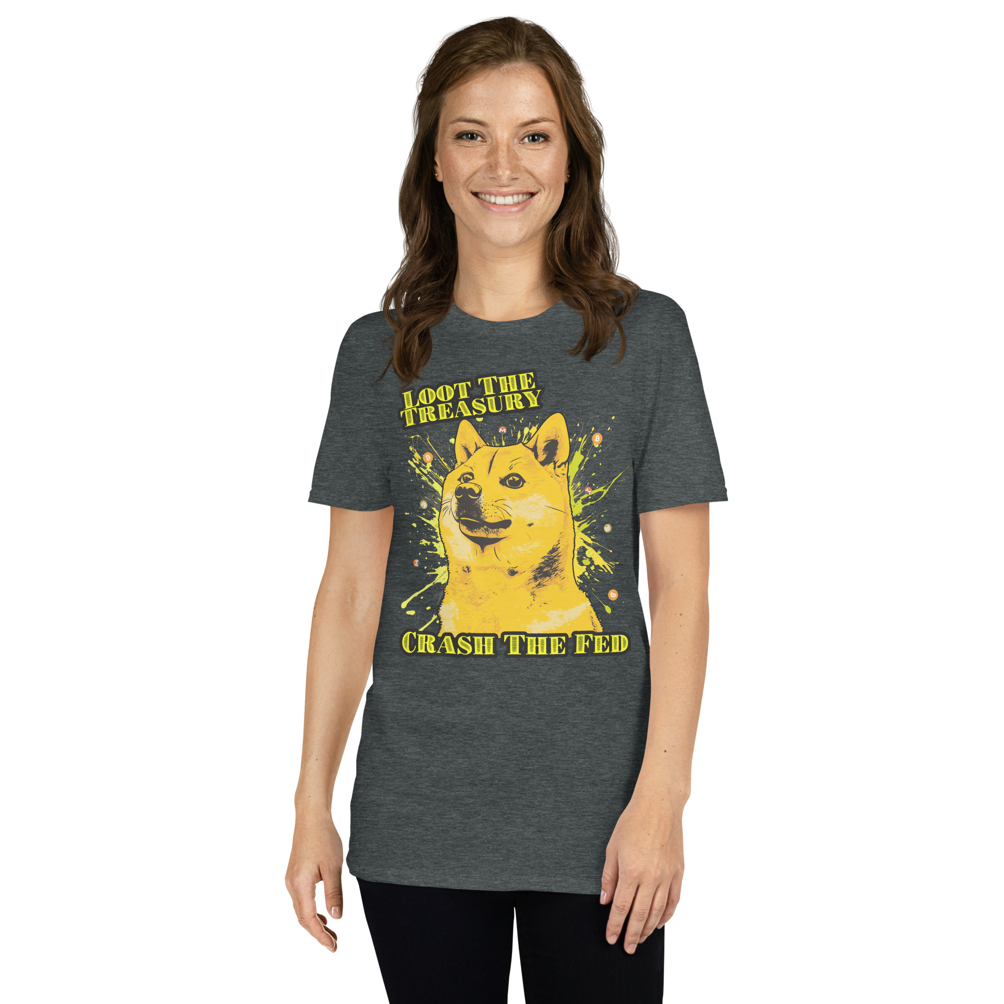 Loot the Treasury, Crash the Fed Shirt – Meme-Driven Mayhem - Soft - Image 10