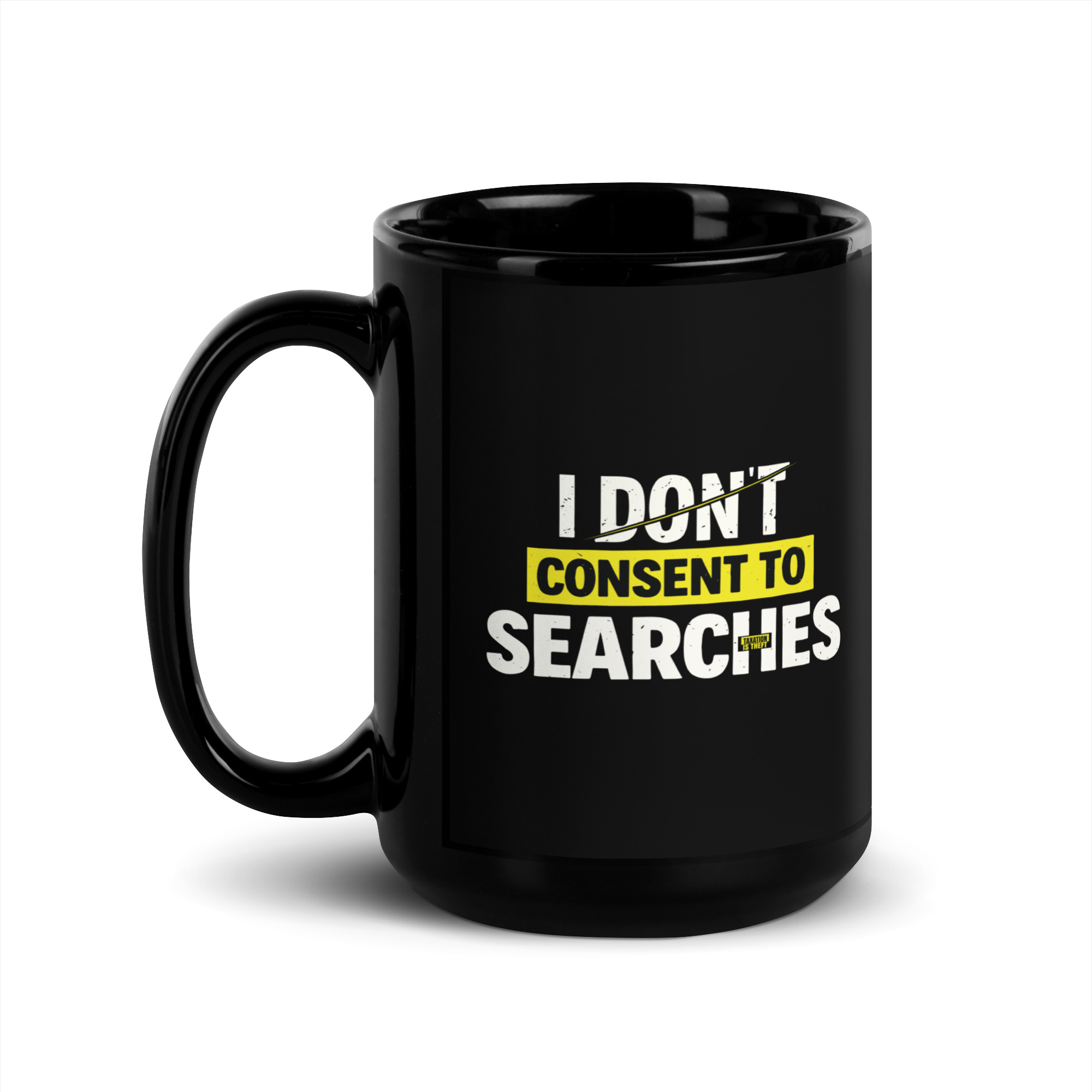 i don't answer questions i don't consent to searches mug