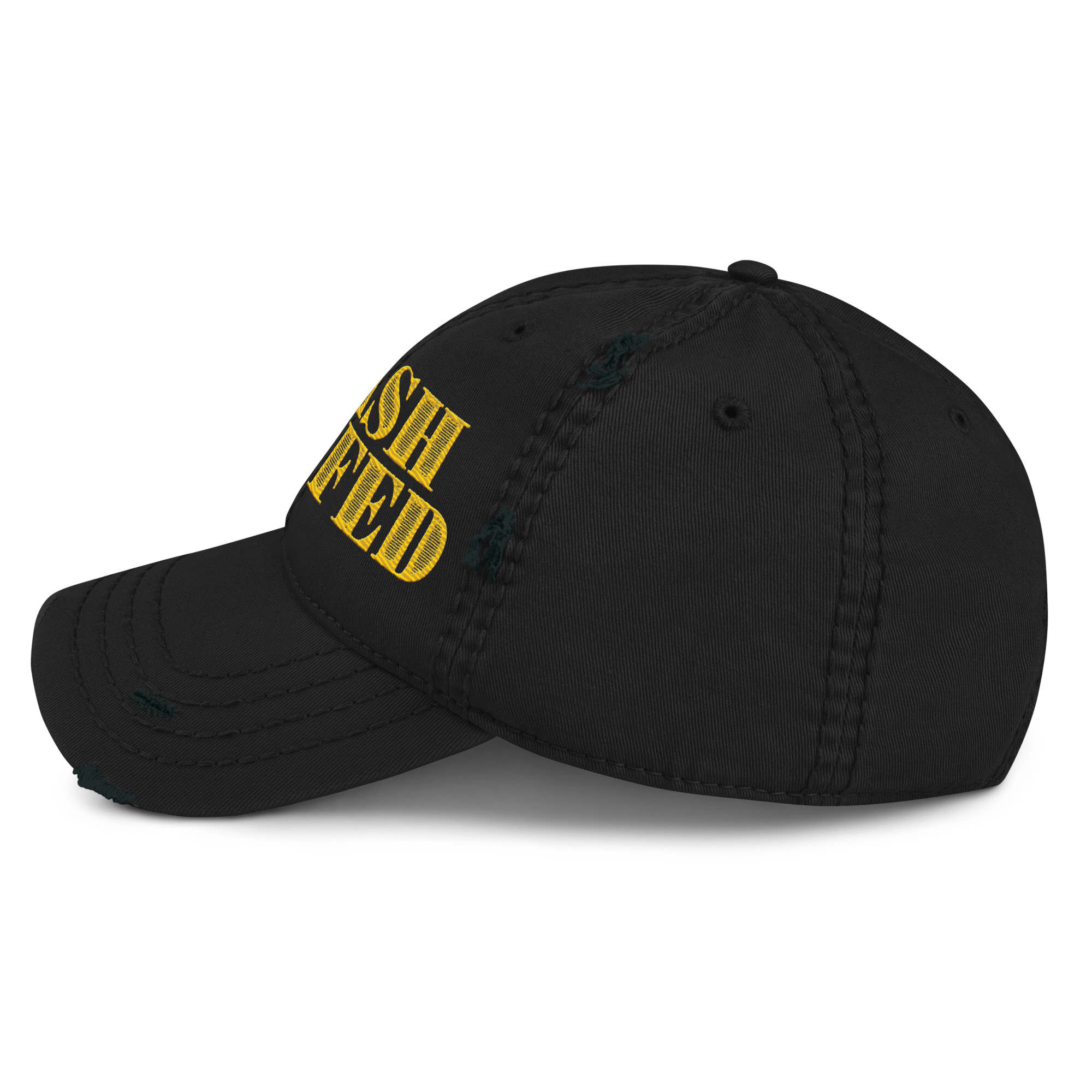 Crash The Fed Distressed Hat - Black - Image 7