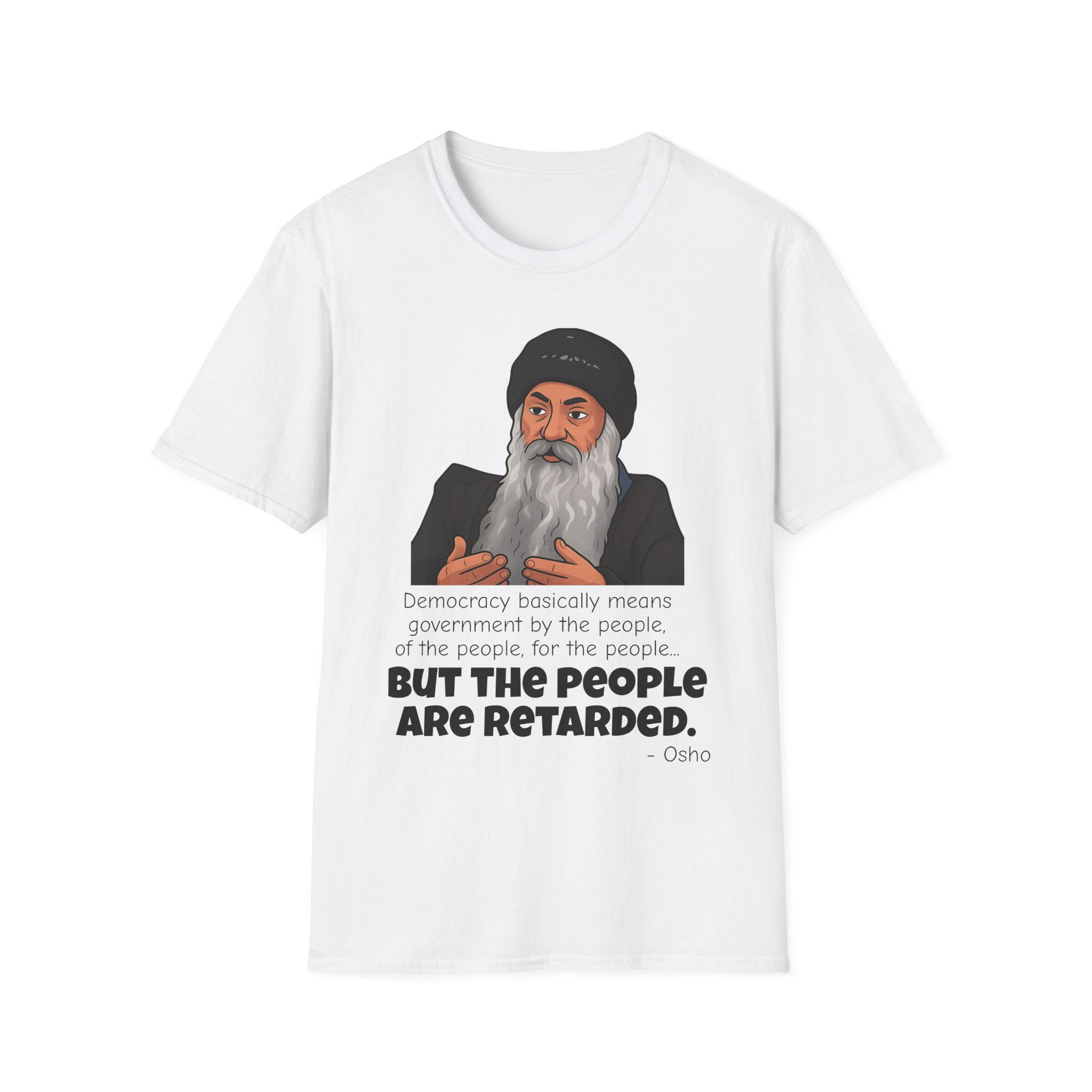 The People Are Retarded Tee - Soft - Image 2